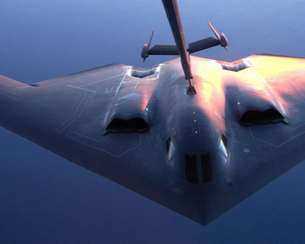 資料圖：美軍B-2轟炸機(jī)。