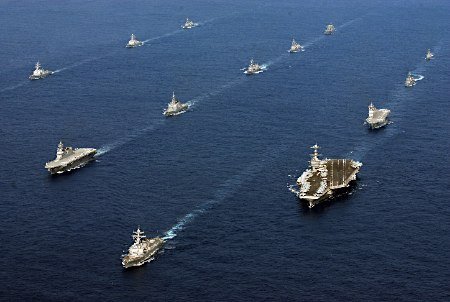 11月5日至16日，美日“銳劍”聯(lián)合軍事演習(xí)在九州和沖繩等地實(shí)施。