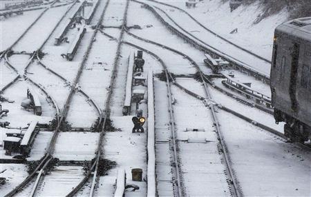 2月8日，紐約開始降雪。