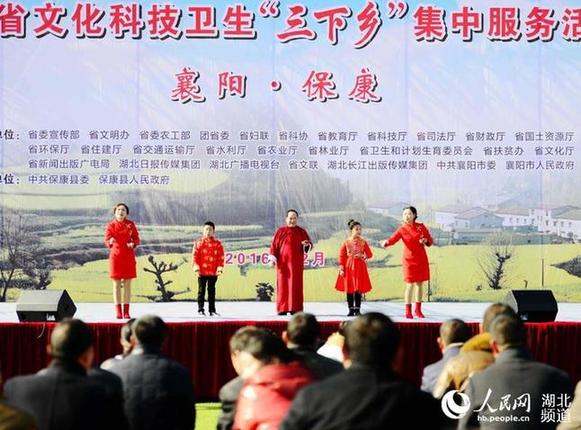 湖北省“三下鄉(xiāng)”活動啟動儀式在?？蹬e行【2】