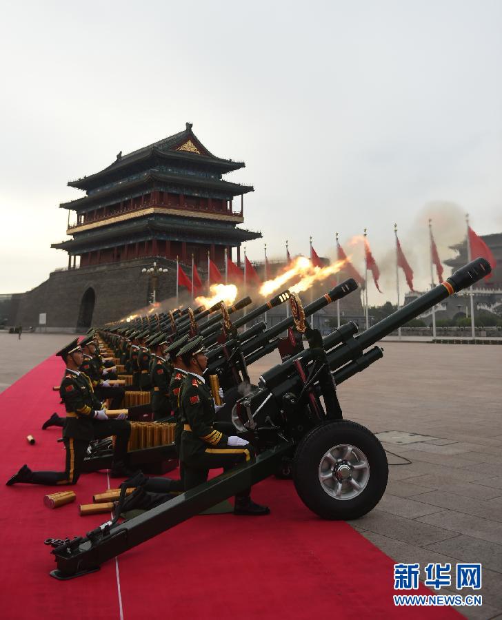 （時(shí)政）（3）紀(jì)念中國人民抗日戰(zhàn)爭(zhēng)暨世界反法西斯戰(zhàn)爭(zhēng)勝利70周年大會(huì)專項(xiàng)演練順利舉行